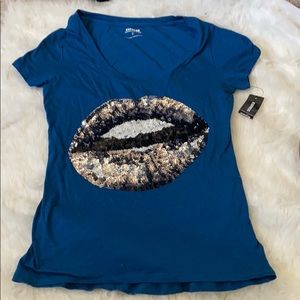Sequin Express graphic tee